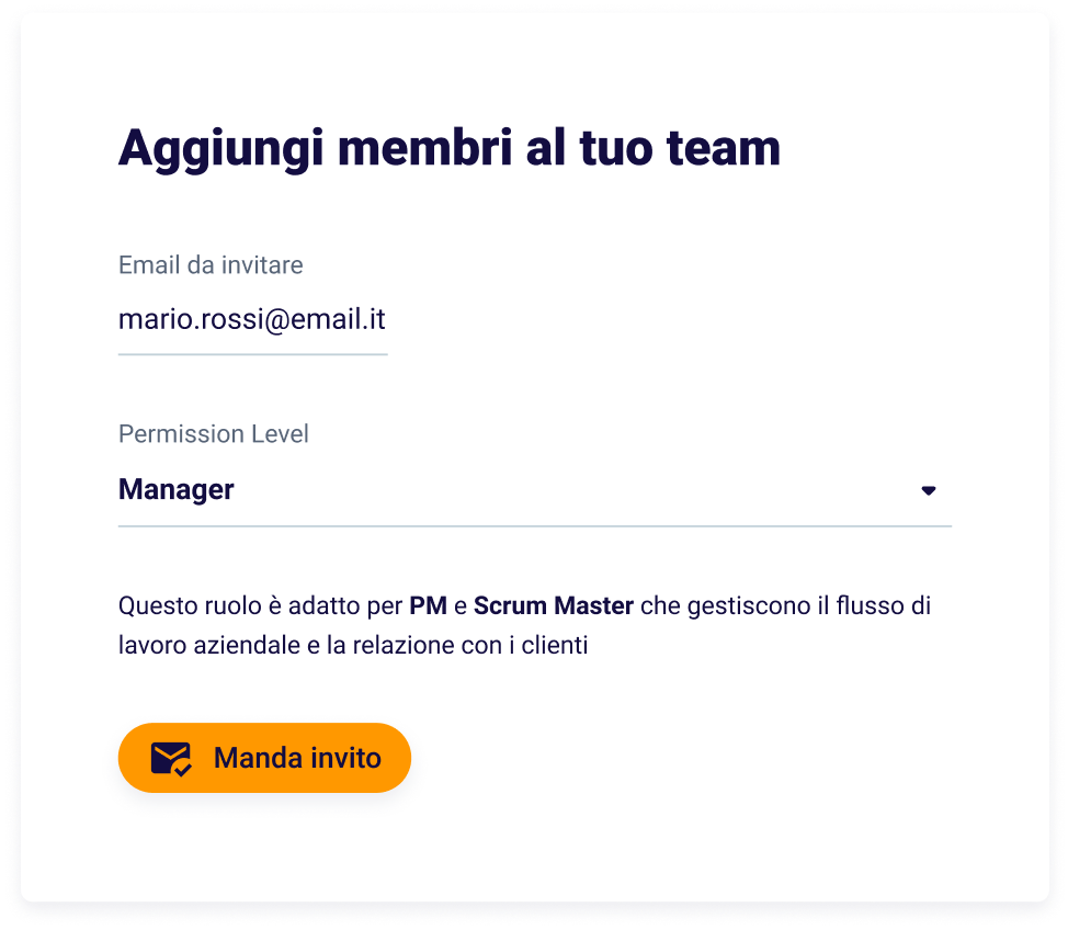 Tutto il tuo team in un'unica piattaforma